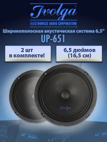 2 479 р. Широкополосная акустическая система Ivolga UP-651 Лада нива 4х4 2329 пикап (1995-2019)  с доставкой в г. Воронеж. Увеличить фотографию 1