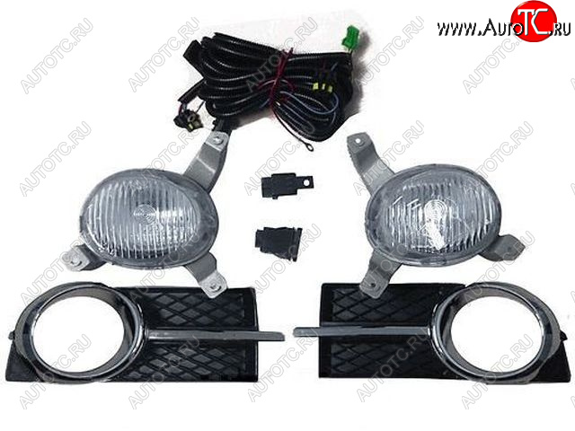 3 199 р. Противотуманная фары (левая/правая) DEPO  Chevrolet Aveo  T250 (2006-2011) седан рестайлинг, хэтчбек 5 дв рестайлинг (+проводка, +решетка бампера хром)  с доставкой в г. Воронеж