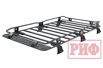 43 449 р. Багажник экспедиционный (корзина) РИФ 1350x2100 мм Toyota Land Cruiser 76 (высота крепежа 135 мм)  rif070-roof3  с доставкой в г. Воронеж. Увеличить фотографию 1