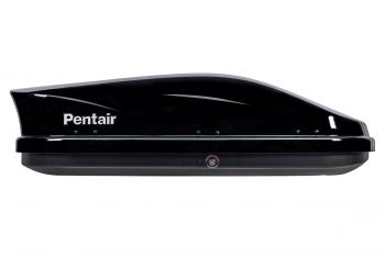 22 999 р. Багажный бокс на крышу (400 л. 174x81x38 см, двусторонний) Pentair PYTHON 400L   (черный глянец)  с доставкой в г. Воронеж. Увеличить фотографию 2