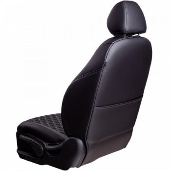 13 949 р. Комплект чехлов для сидений (РЗСиС 60/40 2Г Орегон) БАЙРОН Lord Autofashion   Chevrolet Niva  2123 (2009-2020) рестайлинг (черный, вставка черная, строчка темная-серая)  с доставкой в г. Воронеж. Увеличить фотографию 3