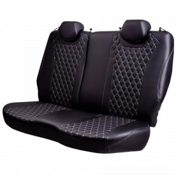 13 949 р. Комплект чехлов для сидений (РЗСиС 60/40 2Г Орегон) БАЙРОН Lord Autofashion   Chevrolet Niva  2123 (2009-2020) рестайлинг (черный, вставка черная, строчка темная-серая)  с доставкой в г. Воронеж. Увеличить фотографию 5