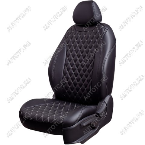 13 949 р. Комплект чехлов для сидений (РЗСиС 60/40 2Г Орегон) БАЙРОН Lord Autofashion   Chevrolet Niva  2123 (2009-2020) рестайлинг (черный, вставка черная, строчка темная-серая)  с доставкой в г. Воронеж