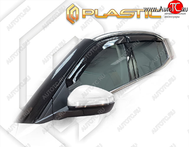 1 999 р. Дефлектора окон CA-Plastic CITROEN C5 Aircross доресталийнг (2017-2022) (Classic полупрозрачный)  с доставкой в г. Воронеж