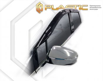2 079 р. Дефлектора окон (рынок Юго-Восточной Азии) CA-Plastic Mitsubishi Xpander Cross NC1W минивэн рестайлинг (2022-2025) (серия Classic полупрозрачный)  с доставкой в г. Воронеж. Увеличить фотографию 2