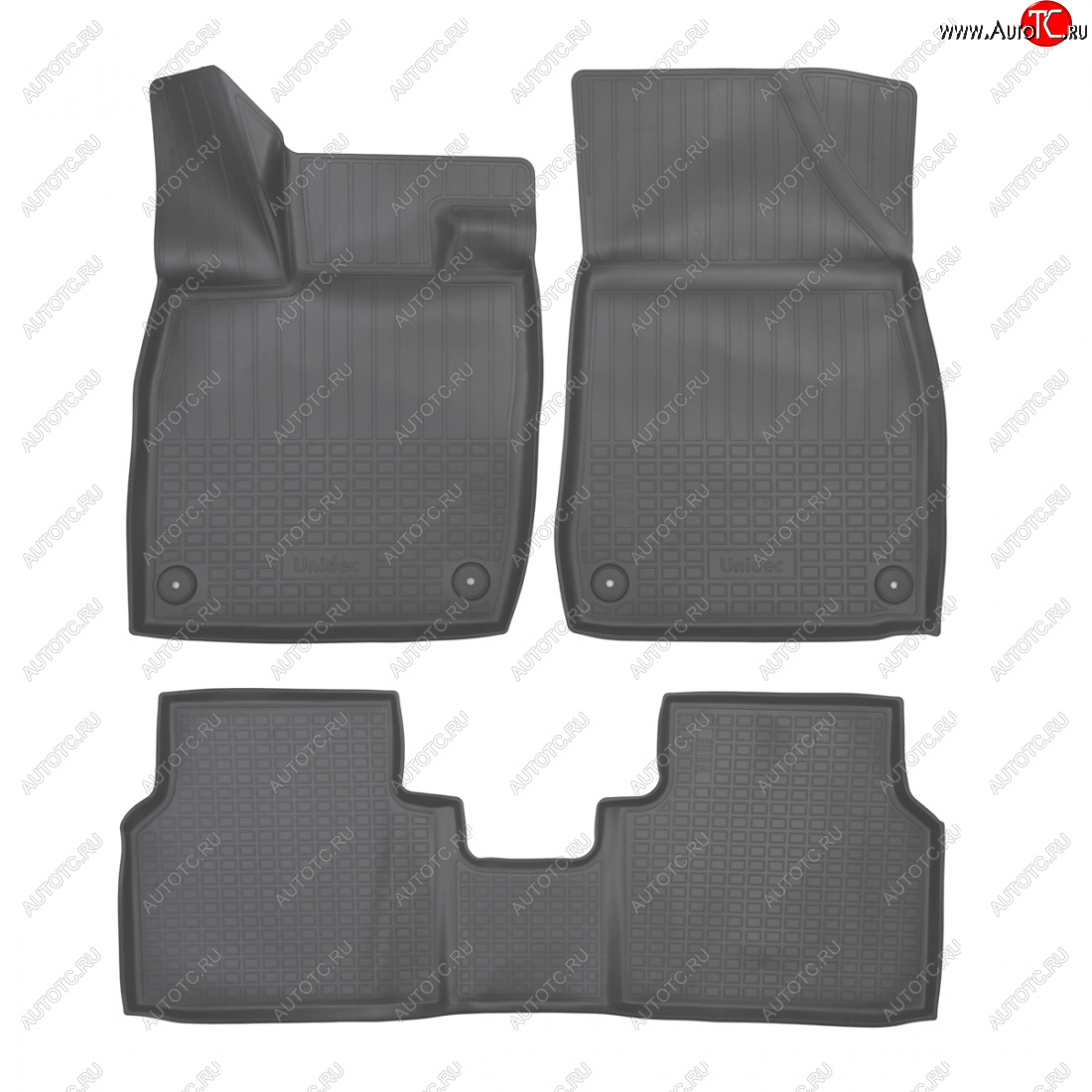 2 899 р. Коврики салонные Norplast  Mazda Demio  4 DJ (2014-2019) (серый)  с доставкой в г. Воронеж