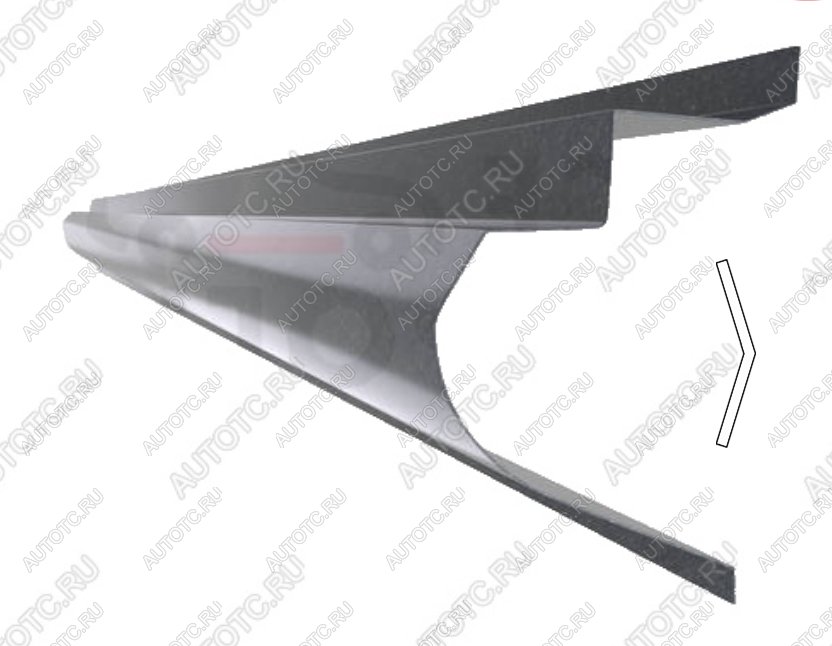 2 099 р. Правый порог (Ремкомплект) Vseporogi Audi A5 8T дорестайлинг, лифтбэк (2007-2011)  с доставкой в г. Воронеж
