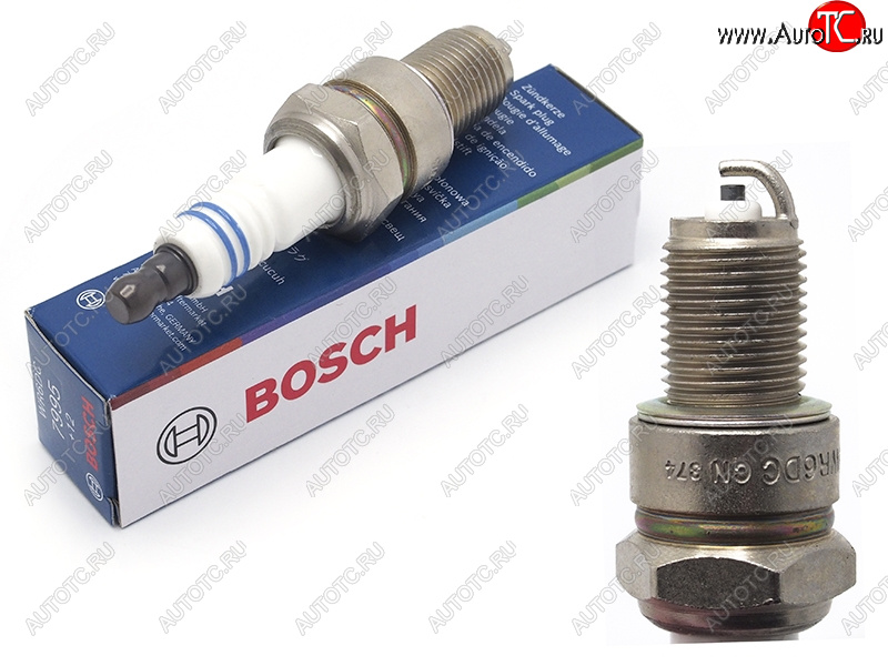 299 р. Свеча зажигания CHEVROLET AVEOLANOSNIVADAEWOO LACETTINEXIA 1.51.7 00-VAZ 2101-21102121 BOSCH 0242240592  с доставкой в г. Воронеж