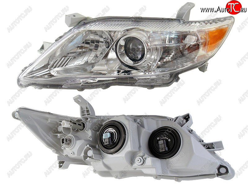 18 799 р. Фара левая (без корректора, хром, Евросвет) TYC  Toyota Camry  XV40 (2009-2011) рестайлинг  с доставкой в г. Воронеж