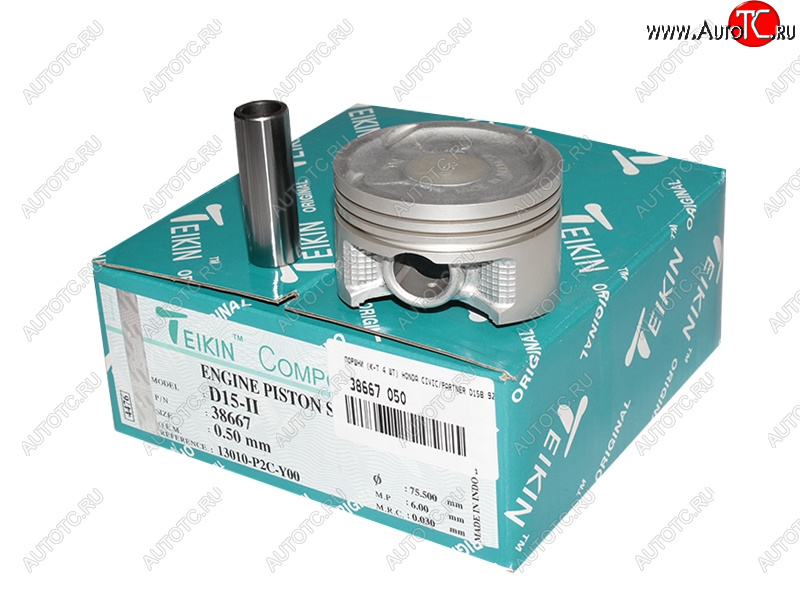 5 549 р. Поршни (к-т 4 шт) HONDA CIVICPARTNER D15B 92- TEIKIN 38667 050  с доставкой в г. Воронеж