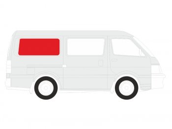 6 599 р. Стекло кузова боковое (не опускное) (Справа Цвет зеленый) Ford Tourneo Connect 02-13 XYG 3743RGDV4RQO SW/RH/X  с доставкой в г. Воронеж. Увеличить фотографию 1