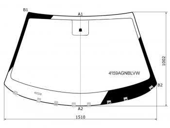 9 699 р. Стекло лобовое HYUNDAI TUCSON 15-21 FUYAO 4159AGNBLVW  с доставкой в г. Воронеж. Увеличить фотографию 1