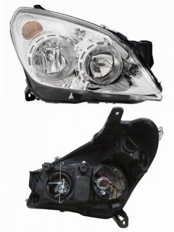 17 349 р. Фара OPEL ASTRA 07-14 RH хром, с электрокрректором DEPO 442-1140RMLEMN1  с доставкой в г. Воронеж. Увеличить фотографию 1