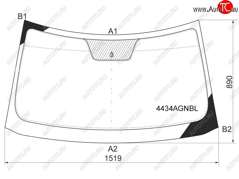 6 299 р. Стекло лобовое Kia Soul 08-14 FUYAO 4434AGNBL  с доставкой в г. Воронеж