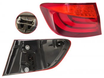 5 299 р. Фонарь задний BMW F10 10-13 LH 4D LED DEPO 444-1957L-AE  с доставкой в г. Воронеж. Увеличить фотографию 1