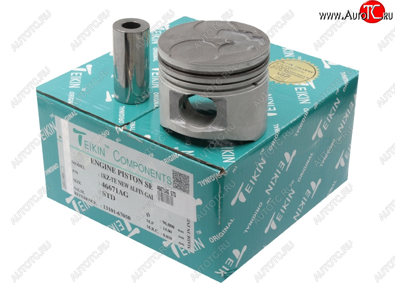 25 999 р. Поршень (к-т 4 шт с охлаждением) STD TOYOTA LAND CRUISER PRADOHIACE 1KZTE 96-02 TEIKIN 46671AG STD  с доставкой в г. Воронеж