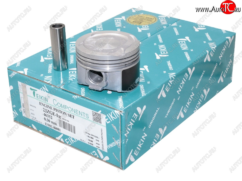 13 899 р. Поршни (к-т 6 шт) 050 TOYOTA ARISTOCHASERALTEZACROWN 2JZ-GE 98-05 TEIKIN 46352 050  с доставкой в г. Воронеж
