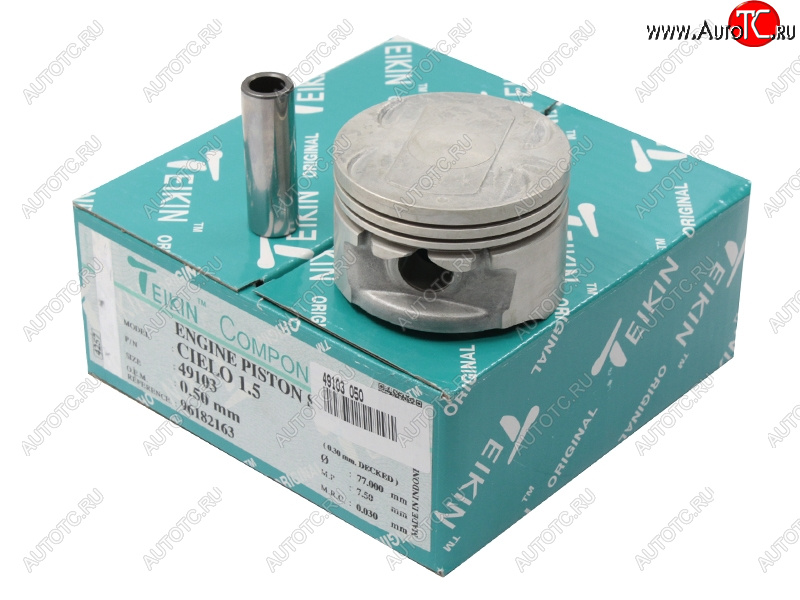 5 499 р. Поршни (к-т 4 шт) 050 DAEWOO NEXIA 1.5 A15MF 94- TEIKIN 49103 050  с доставкой в г. Воронеж