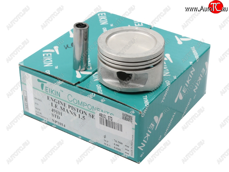 4 699 р. Поршни (к-т 4 шт) STD DAEWOO LANOS/NEXIA 1.5 G15MF/A15SM 94- TEIKIN 49101 STD, 49101std TEIKIN 49101 STD  с доставкой в г. Воронеж