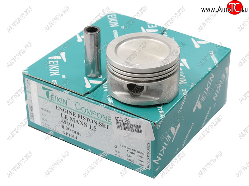 5 499 р. Поршни (к-т 4 шт) 050 DAEWOO LANOS/NEXIA 1.5 G15MF/A15SM 94- TEIKIN 49101 050, 49101050 TEIKIN 49101 050  с доставкой в г. Воронеж