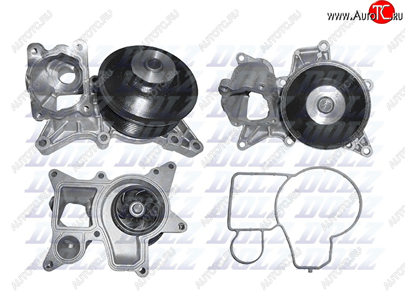 9 649 р. Насос системы охлаждения BMW X5(E70) X6(E71) 5(F10) N57D30B DOLZ B237  с доставкой в г. Воронеж