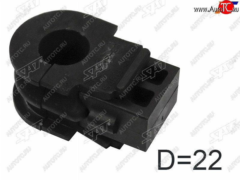 459 р. Втулка стабилизатора переднего D=22 FL-FR SAT Nissan Qashqai +2 1 J10 дорестайлинг (2008-2010)  с доставкой в г. Воронеж