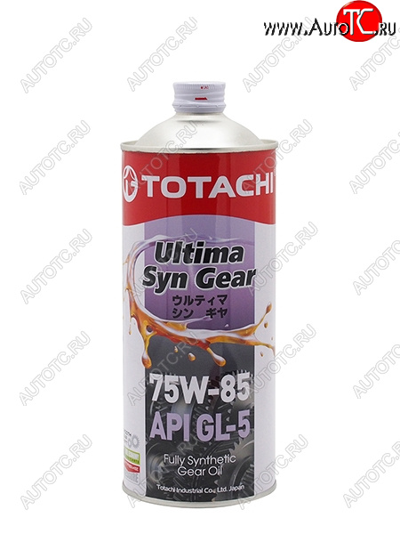 1 769 р. Масло трансмиссионное синтетическое TOTACHI Ultra Syn-Gear 75W-85 1л TOTACHI G3201  с доставкой в г. Воронеж