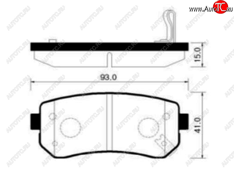 1 679 р. Колодки тормозные задние LH-RH SAT  Hyundai Creta (GS), Tucson (TL,  NX4), KIA Ceed (1 ED,  2 JD,  3 CD), Cerato (2 TD,  3 YD,  4 BD), Rio (2 JB), Sportage (2 JE,KM,  3 SL,  4 QL,  5 NQ5)  с доставкой в г. Воронеж