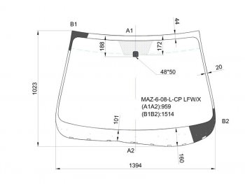 6 599 р. Стекло лобовое Mazda 6 07-12 XYG MAZ-6-08-L-CP LFW/X  с доставкой в г. Воронеж. Увеличить фотографию 1