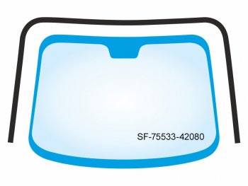 2 599 р. Молдинг лобового стекла (П-образный) Toyota RAV4 (XA50) 18-  Wildlander 19- SAT SF-75533-42080  с доставкой в г. Воронеж. Увеличить фотографию 1