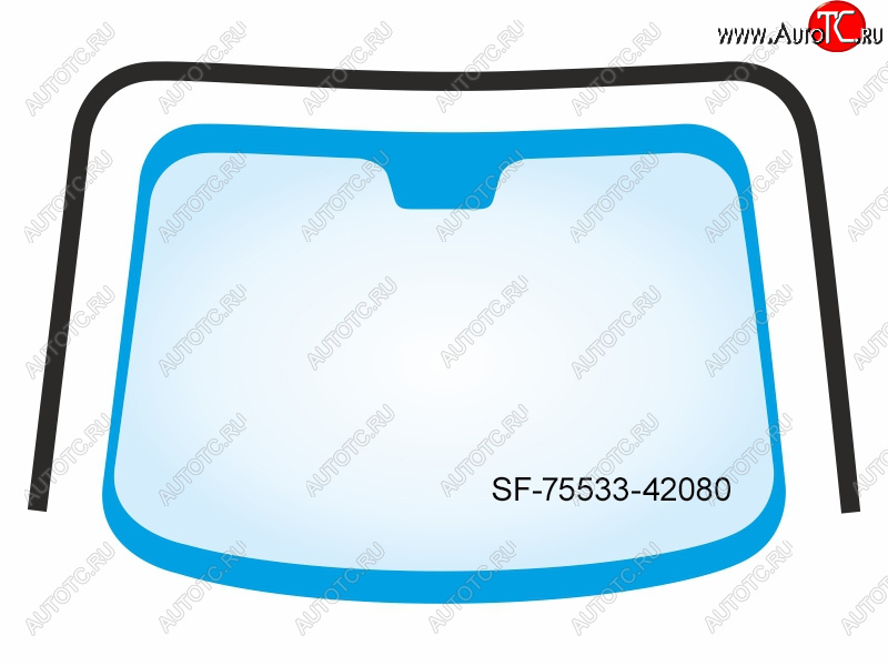 2 599 р. Молдинг лобового стекла (П-образный) Toyota RAV4 (XA50) 18-  Wildlander 19- SAT SF-75533-42080  с доставкой в г. Воронеж