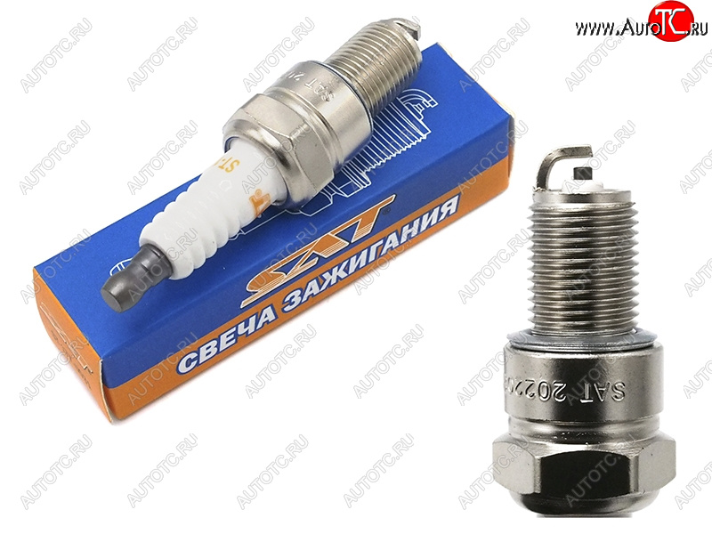99 р. Свеча зажигания CHEVROLET AVEOKALOS 05-LADA GRANTAKALINALARGUS 11-NIVA 76-MMC L200 86-07 SAT ST-177-0031  с доставкой в г. Воронеж