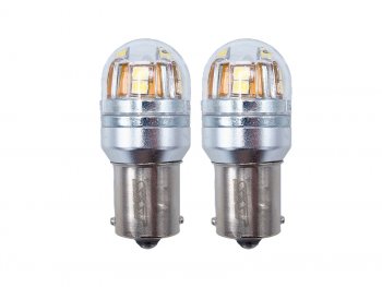 829 р. Лампа дополнительного освещения 12V P21W 2.8W320LM  Canbus LED (Комплект 2 шт.) SAT ST-175-0064  с доставкой в г. Воронеж. Увеличить фотографию 1