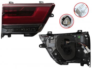 10 199 р. Фонарь в крышку багажника Toyota Land Cruiser (J300) 21- (Слева LED) SAT ST-212-1357L  с доставкой в г. Воронеж. Увеличить фотографию 1