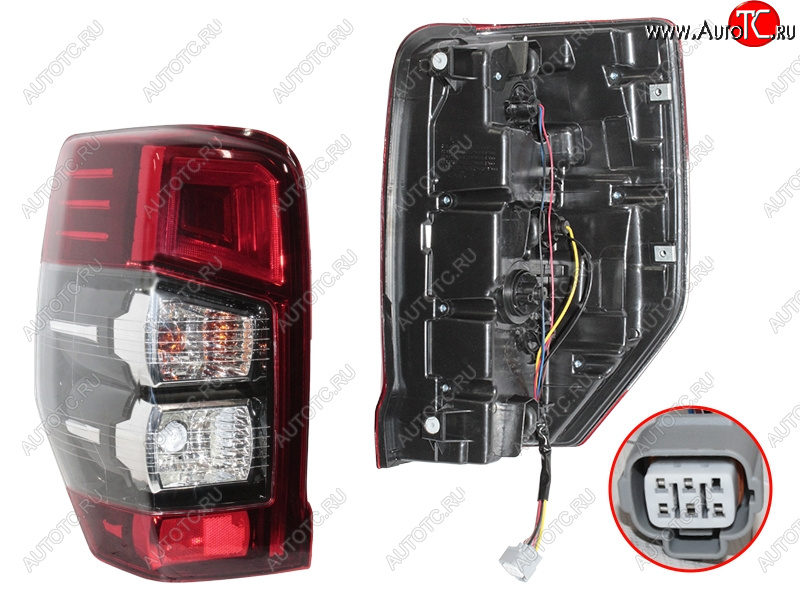 9 599 р. Фонарь задний левый SAT Mitsubishi L200 5 KK,KL рестайлинг (2018-2022)  с доставкой в г. Воронеж