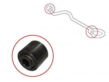 799 р. Втулка стабилизатора Toyota Land Cruiser Prado (J150) 09-20  Lexus GX 02-19  Toyota 4Runner 02-09 SAT ST-48805-60130B  с доставкой в г. Воронеж. Увеличить фотографию 1