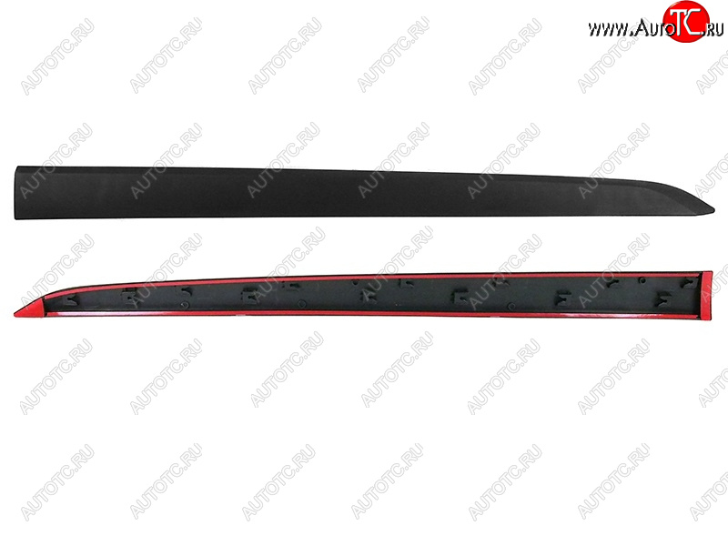 2 389 р. Накладка двери Kia Rio X-Line 17-22 (Спереди Справа Снизу) SAT ST-81-0004  с доставкой в г. Воронеж