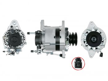 11 749 р. Генератор TOYOTA DYNA 100150 2.4D 87-88HIACE 87-95HI-LUX 2.4D RNLNYN 12V 55A 88-05 2L3L SAT ST-85-0098  с доставкой в г. Воронеж. Увеличить фотографию 1