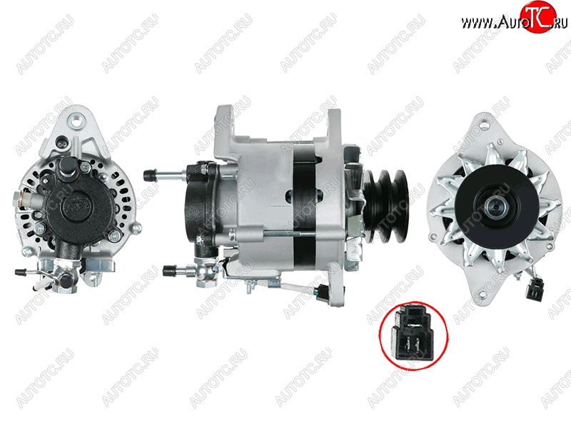 11 749 р. Генератор TOYOTA DYNA 100150 2.4D 87-88HIACE 87-95HI-LUX 2.4D RNLNYN 12V 55A 88-05 2L3L SAT ST-85-0098  с доставкой в г. Воронеж