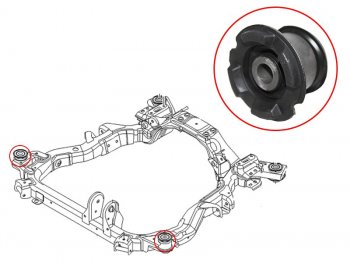 1 199 р. Сайлентблок Chevrolet Captiva 06-15  Opel Antara 06-15  Daewoo Winstorm 06-10 SAT ST-96626232B  с доставкой в г. Воронеж. Увеличить фотографию 1