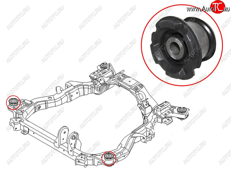 1 199 р. Сайлентблок Chevrolet Captiva 06-15  Opel Antara 06-15  Daewoo Winstorm 06-10 SAT ST-96626232B  с доставкой в г. Воронеж