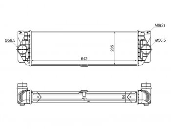 9 999 р. Интеркулер MERCEDES SPRINTER 05- SAT ST-A9065010201  с доставкой в г. Воронеж. Увеличить фотографию 1