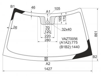 4 599 р. Стекло лобовое (Датчик дождя) LADA 2110 95-14  2111 97-14  2112 99-09  Priora 07-18 KMK VAZT0056  с доставкой в г. Воронеж. Увеличить фотографию 1