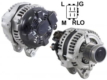 12 899 р. Генератор TOYOTA CAMRY 2.4 01-06/RAV4 2.4 05- 2AZFE ACA31L/ACA33L 12V 100A SAT ST-27060-28361, st2706028361 SAT ST-27060-28361  с доставкой в г. Воронеж. Увеличить фотографию 1