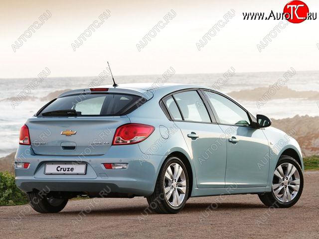 5 649 р. Задние ремонтные арки (комплект) AUTOFERRUM  Chevrolet Cruze ( HR51S,HR81S,  J305) (2001-2015) хэтчбек (Япония), хэтчбек дорестайлинг, хэтчбек рестайлинг (Оцинкованная сталь 0,8 мм.)  с доставкой в г. Воронеж