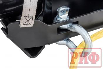 92 859 р. Лебёдка переносная РИФ 9.5XSR c облегчённой площадкой и проводами в сборе, короткий барабан, синтетический трос  9.5xsr-kit1  с доставкой в г. Воронеж. Увеличить фотографию 5