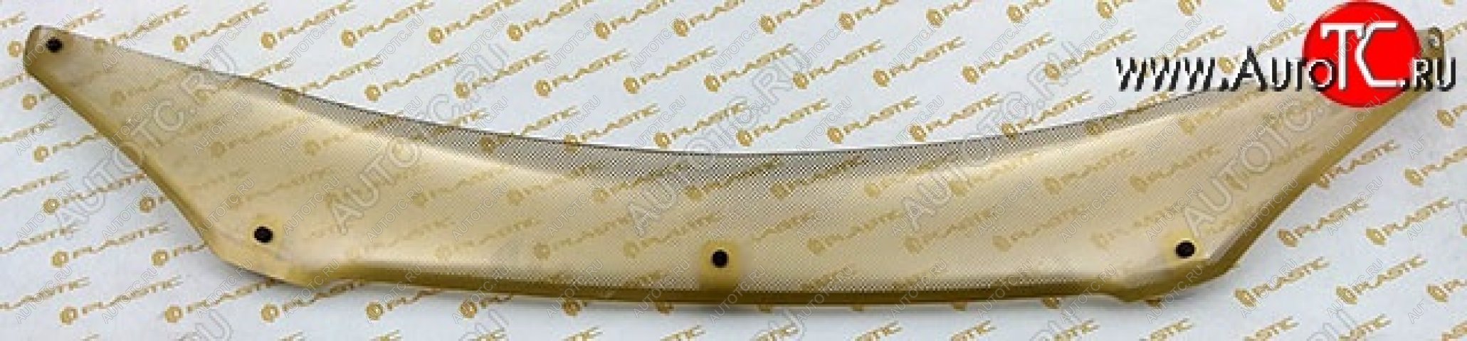 2 299 р. Дефлектор капота CA-Plastic  Chery Estina  A5 (2006-2010) (Шелкография золото)  с доставкой в г. Воронеж