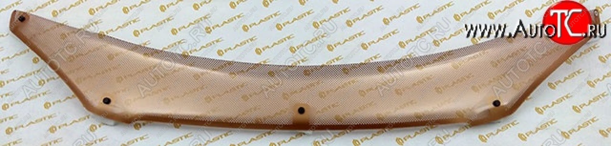 2 479 р. Дефлектор капота CA-Plastic  ГАЗ 31105  Волга (2003-2009) дорестайлинг, рестайлинг (серия Шелкография медь)  с доставкой в г. Воронеж