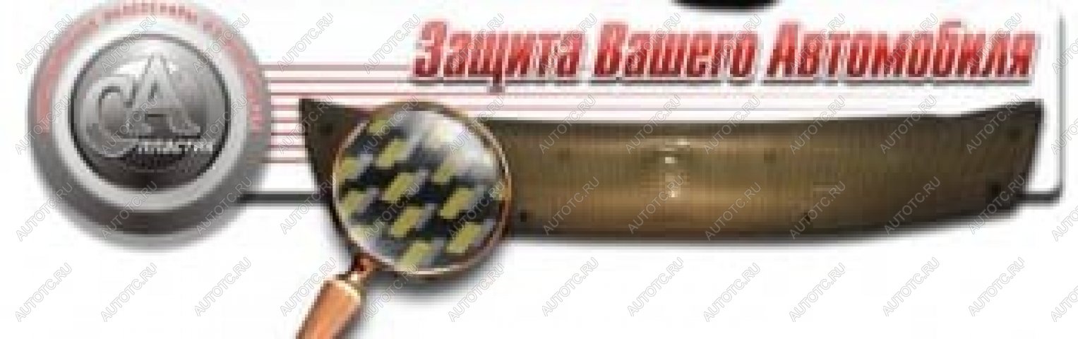2 089 р. Дефлектор капота CA-Plastic  Suzuki Spacia Custom  MK53 (2017-2025) (Шелкография карбон золото)  с доставкой в г. Воронеж