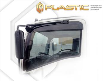 Дефлектора окон CA-Plastic Volvo FMX шасси дорестайлинг (2010-2017) (серия Classic прозрачный )